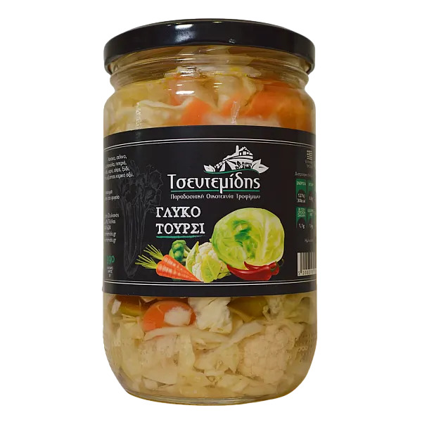 Τουρσί Γλυκό Ανάμεικτο Τσεντεμίδης (600 ml)
